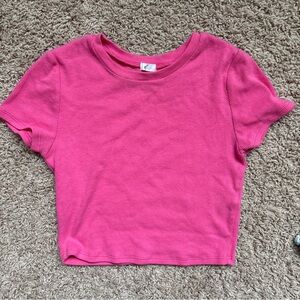 Garage Pink Baby Tee